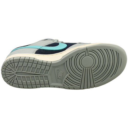 Nike Dunk Low Retro Premium Hombre Moda Entrenadores en Gris Azul Marino - Imagen 6 de 8