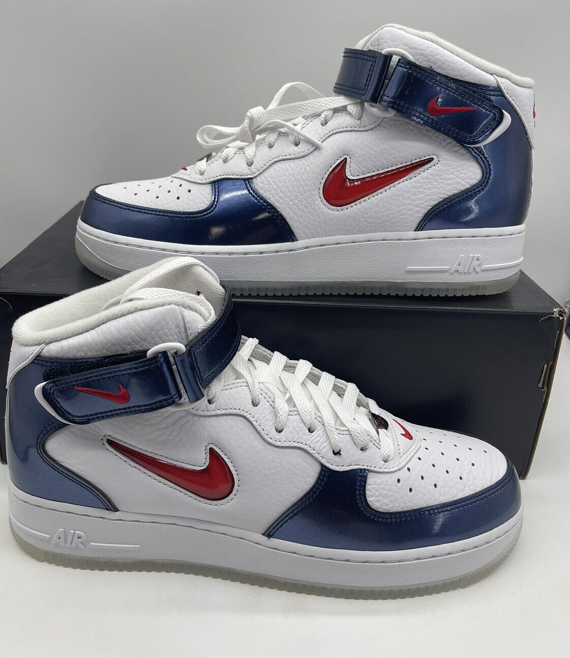 Air Force 1 Day White Red Blue USA Men&#039;s Multi Size |