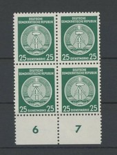 DDR DIENST A 23 x UR-4er-BLOCK ** m1425
