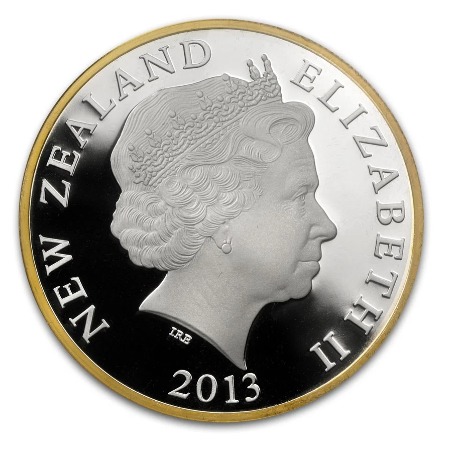 New Zealand-  2013 - 1 OZ Silver Proof Coin-  Hobbit Coin - Desolation of Smaug - Image 3 of 3