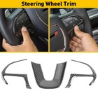 3x Wheel Steering Trim Cover Decoration Accessories For 2014-2021 Dodge Durango