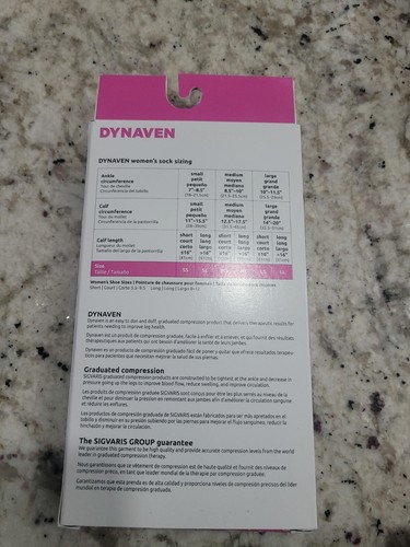 Sigvaris DYNAVEN Damensocken mit geschlossener Zehenpartie wadenhohe Socken 20-30 mmHg Größe LL Crispa - Bild 2 von 4