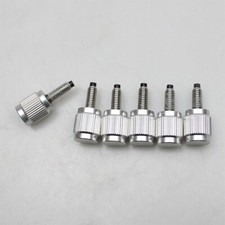 6pc M4x12mm Aluminum Thumb Screws w/ Nylon Protective Head f Telescope Photoing
