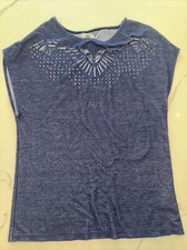Women s Quiksilver Shirt With Tribal Cutout Size Medium
