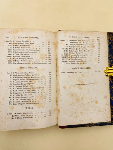 Œuvres d'Horace - Tome I & II - M. Patin - 1866 - Foto 9 di 15