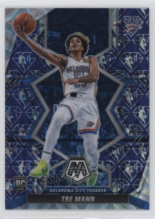 2021-22 Panini Mosaic Rookies Anniversary Edition Prizm Tre Mann #212 Rookie RC