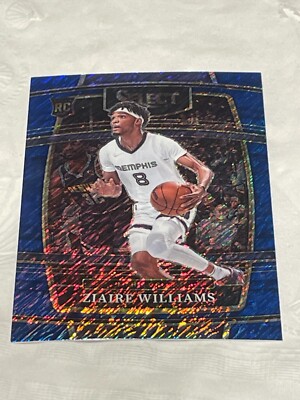 ZIAIRE WILLIAMS 2021-22 Panini Select Concourse Rookie Blue Shimmer Prizm #86
