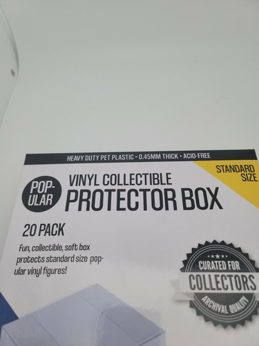 20 Collectible Funko Pop Protector 4 inch Vinyl Box Crystal Clear Acid Free - Picture 4 of 4