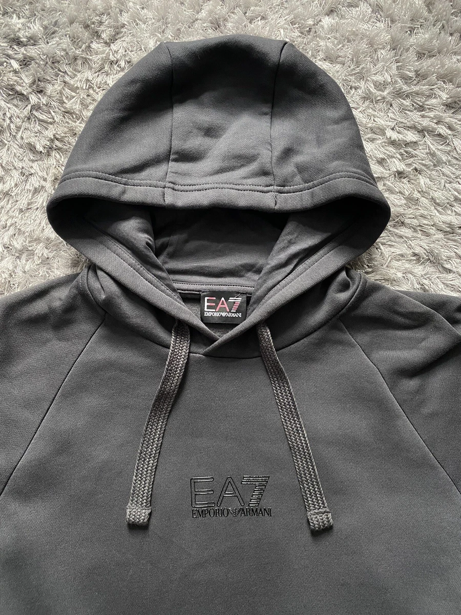 Emporio armani top grey hoodie