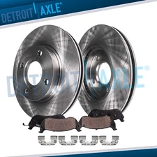 10.16 inch (258mm) Front Disc Brake Rotors Brake Pads for 2018-2020 Nissan Kicks