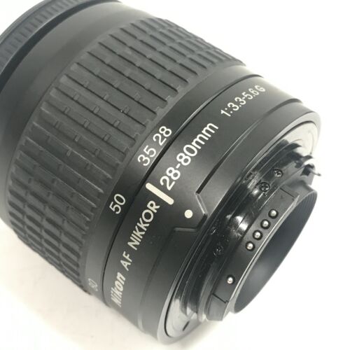 Nikon D70 Black DSLR + AF Nikkor 28-80mm f/3.5-5.6 G Lens - GOOD 