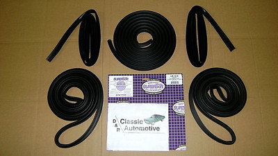 68-74 Nova Chevy II Weatherstrip 5pc Door Window Channel Trunk METRO MOLDED USA