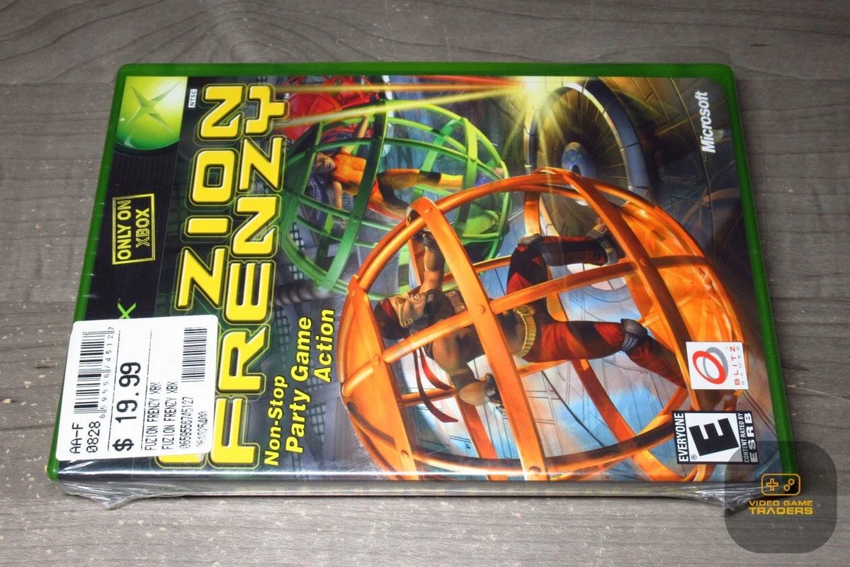 Fuzion Frenzy 1ST PRINT Original Xbox 2005 FACTORY SEALED RARE