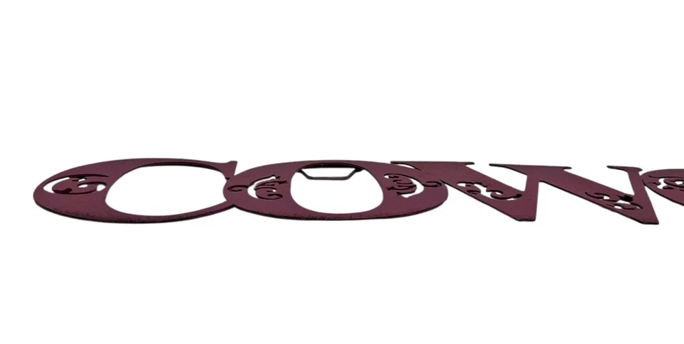 Rosa "VAQUERA" Colgante de Pared Decoración Metal Envejecido Granja  Foto 3 de 4