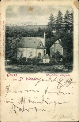 Postcard St. Wendel in Saarland, Wendelinus Chapel - 10234296
