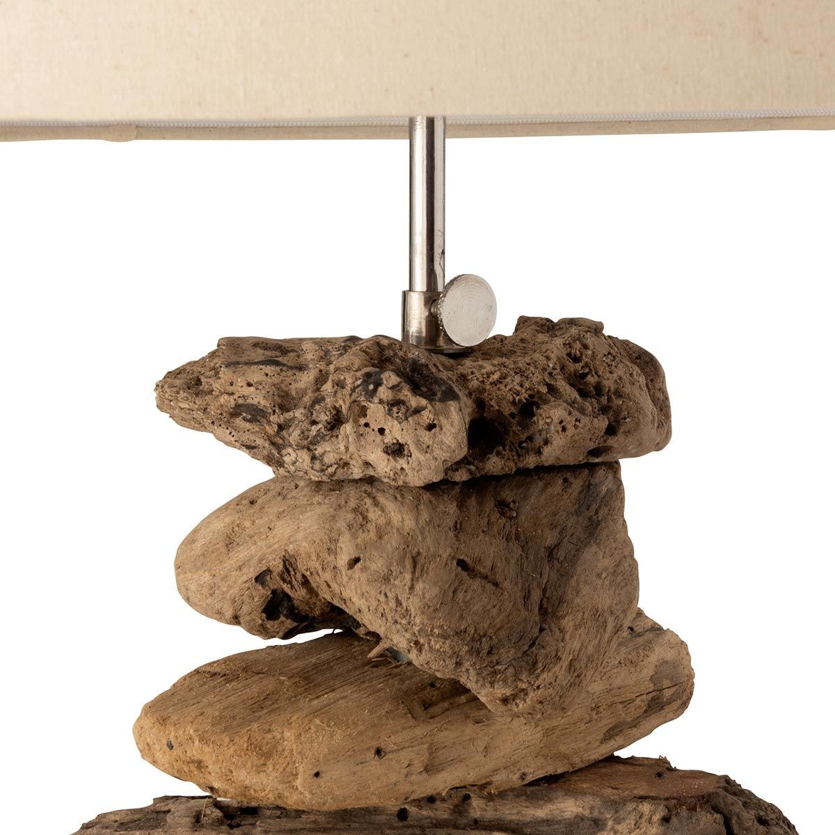Lampe à poser design bois flotté haut de gamme structure 90cm - 4