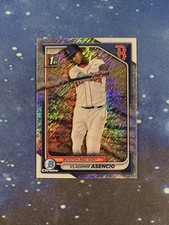 2024 Bowman Chrome #BCP-227 Vladimir Asencio 1st Shimmer Refractor Red Sox