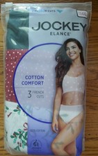 3 JoCKeY Elance French Cuts Panties 100 Cotton Size 10 New in Package