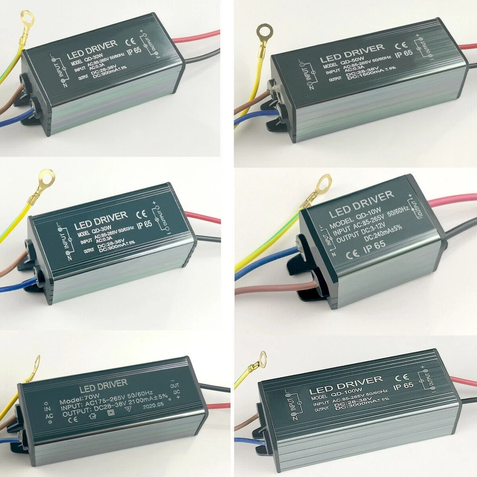 LED Driver 10W 50W 70W 100W Treiber Trafo Power Supply für Fluter 20W 30W IP65 - Bild 4 von 4