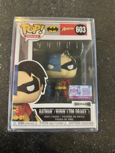 NEW - Funko POP! 603 Batman/Robin (Tim Drake) Legendary /1200 with Protector