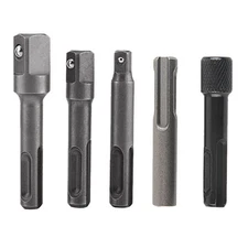 5PCS/Set SDS Plus 1/4 Hex Socket Driver Hammer Drill Bit Adaptor Accessories