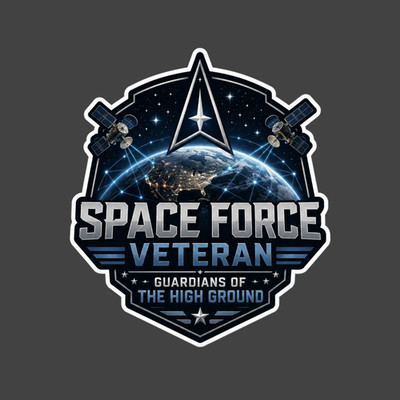 Space Force Veteran Sticker Vinyl Decal Guardians of the High Ground USA
