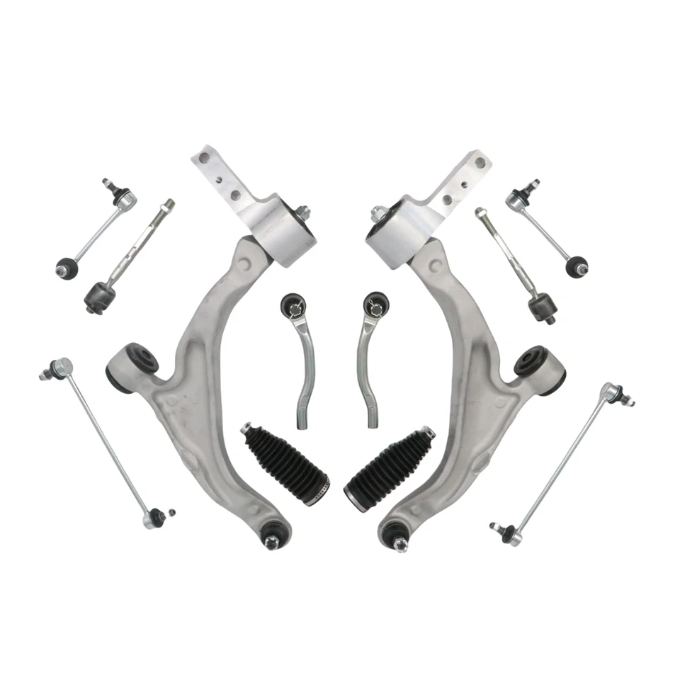 Front Control Arm Ball Joint Tie Rod and Sway Bar Link Kit for 2007-13 Acura MDX - Image 2 of 4