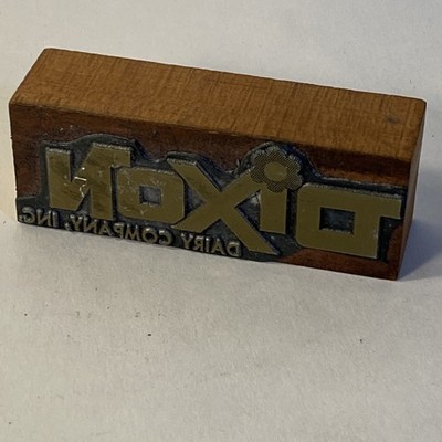 Print Block Advertising Dixon Dairy Company