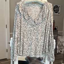 Women's Floral Print Long Sleeve