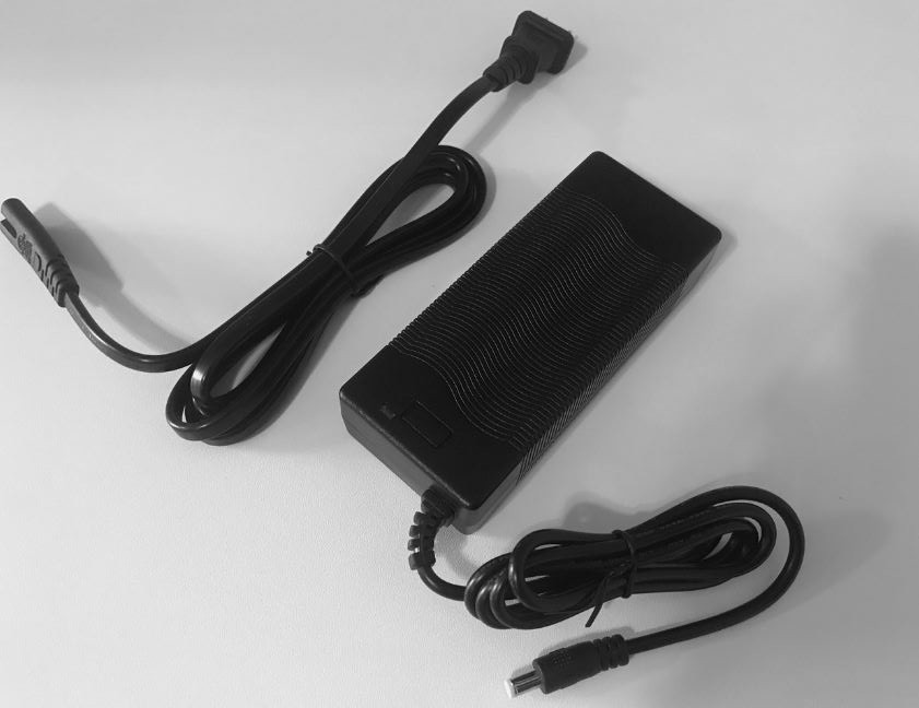 Quality XVE charger for Hilleater e-bikes, 36V, 2 Amps with 5.5mm barrel con