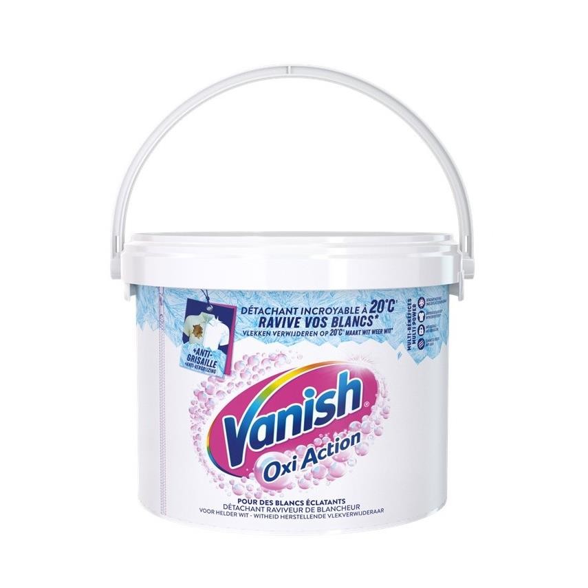 Vanish poudre blancheur détachant textile efficace dès 20 degrés