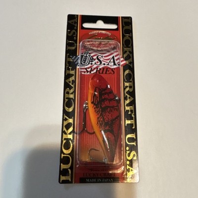 Lucky Craft LV-max500 S Crankbait Sinking Red Orange Black 3/4 oz 3 in