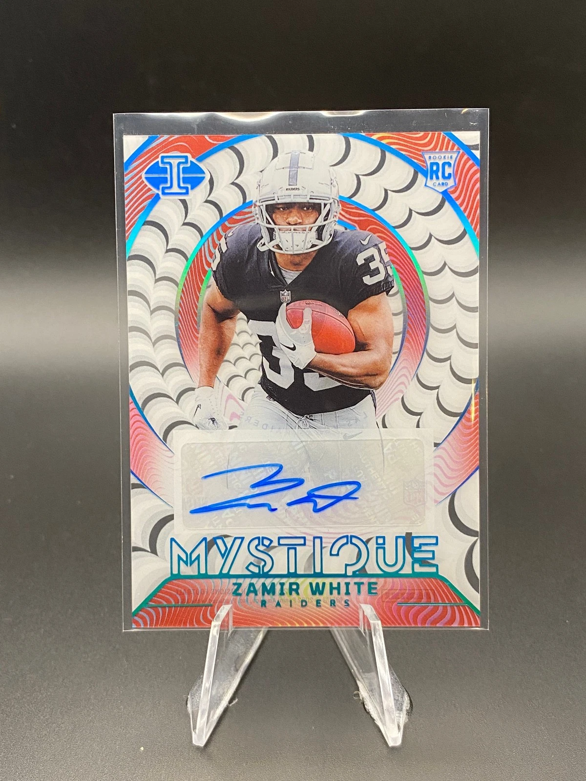 Zamir White Panini Illusions Mystique Autographs #M23 Light Blue