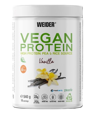 Weider Veganes Proteinpulver Vanille - 540g