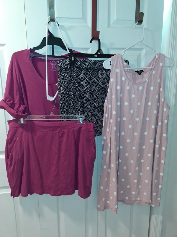 4 Pieces Skorts, dress, travel outfit Sz XXL cotton