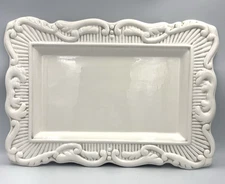 The Cellar Serving Plate Porcelain Rectangular 16x11 Macy"s Numbered 2001