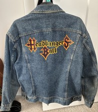 MTV Headbanger's Ball Vintage Lee Denim Jacket 1989 Excellent Condition Size 40