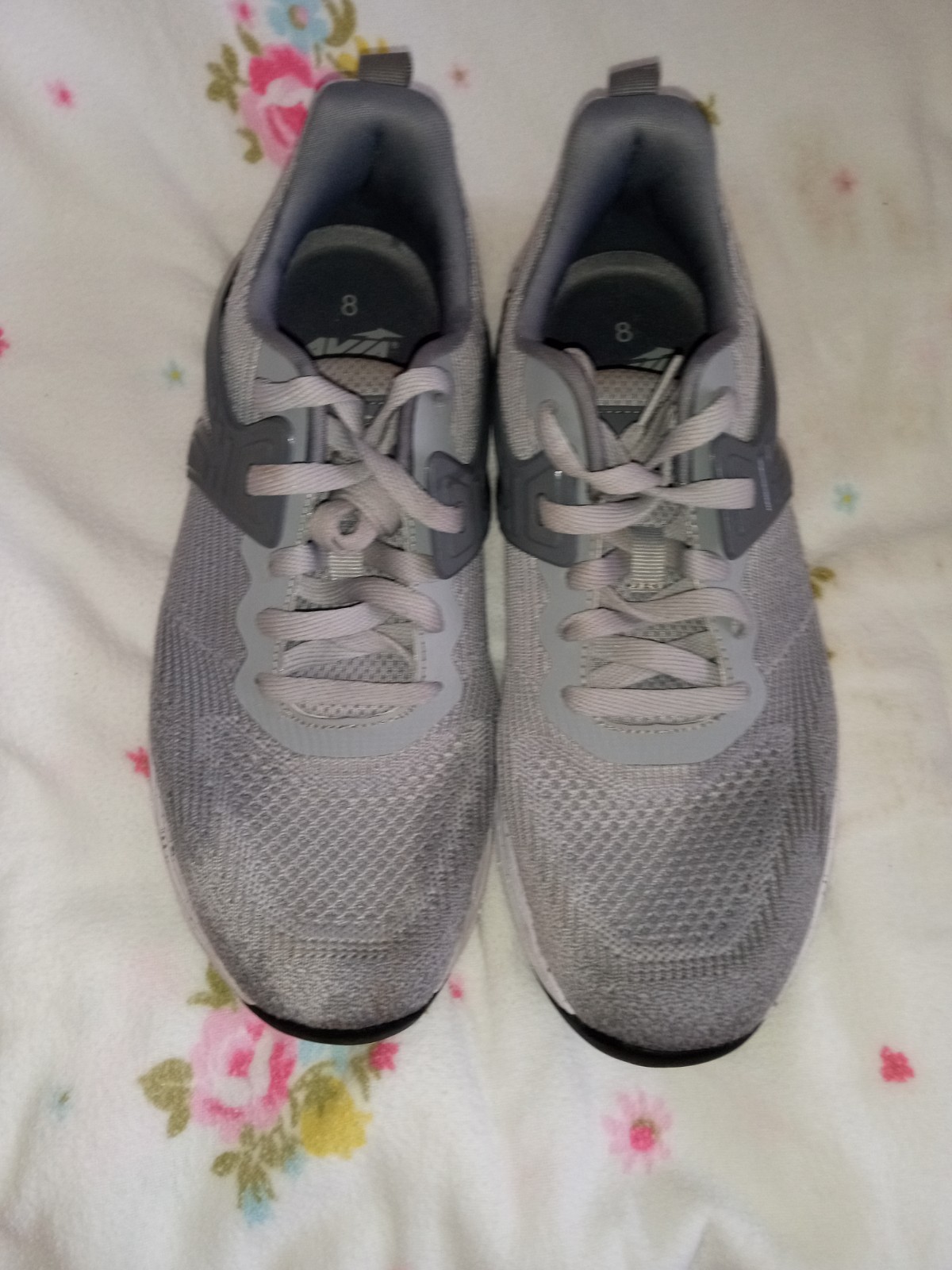 SAOLA Scarpe da ginnastica sportive basse Avia grigie stringate in maglia energy foam da uomo: taglia 8