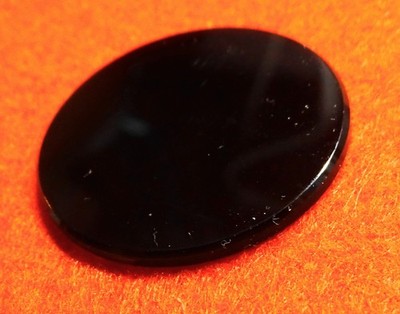 ROBUR Acrylic Watch Glass Ø 28 mm Red Beveled Edge Thick 1.94 mm