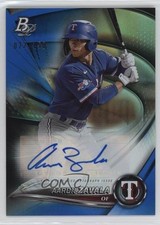2022 Bowman Platinum Top Prospects Blue 22/150 Aaron Zavala #TOP-38 Auto 1a0l