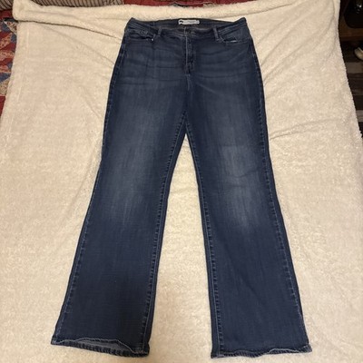 Levi s  Blue Perfectly Slimming Boot Cut 512 Pockets Jeans Pants 16M W33/30