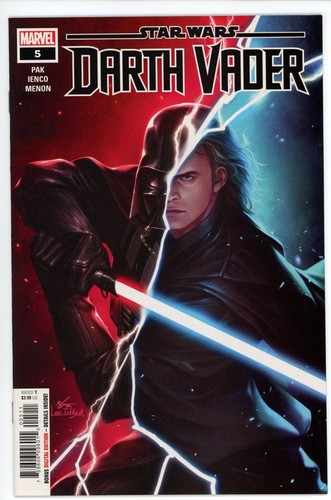Star Wars Darth Vader #5 Marvel 2020 Inhyuk Lee copertina fumetto Anakin Skywalker quasi nuovo - Foto 1 di 2