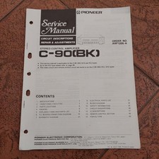 Manuale di servizio ORIGINALE Pioneer C-90(BK)