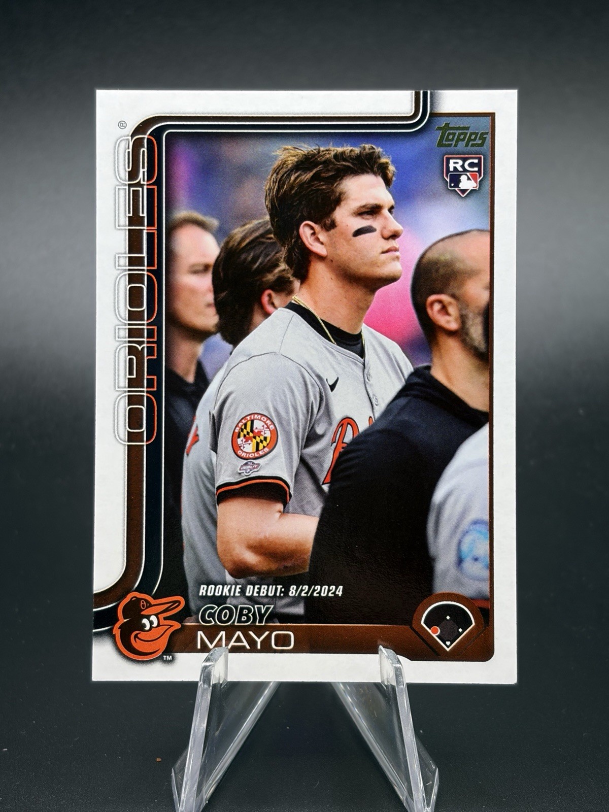 2025 Topps Update Coby Mayo #US282 RC Debut Golden Mirror SSP Orioles