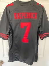 Nike NFL 7 Colin Kaepernick San Francisco 49ers Jersey Mens Size S Black Red