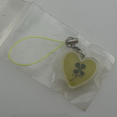 Real Four Leaf Clover Phone or Keychain Charm, Pendant for Necklace, Good Luck