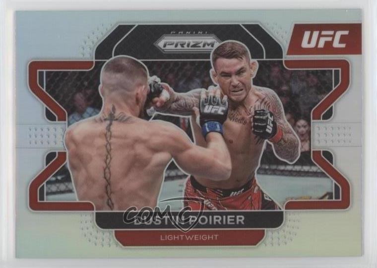 2022 Panini Prizm UFC Silver Prizm Dustin Poirier #21