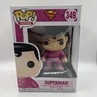 Funko Pop DC Heroes Breast Cancer Awareness Superman 349 BOX DAMAGE SEE PHOTOS