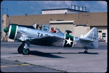 BA026 ORIGINAL K64 AIRCRAFT SLIDE: T-6 Harvard 48884 ex USAF