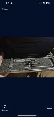 Starrett 440Z-6RL 0 to 6 inch Depth Micrometer